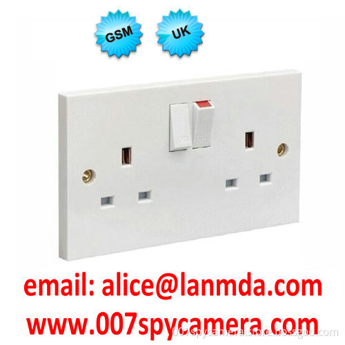 Voice Activated Wireless GSM Spy Bug in UK Double Wall Socket LM-GB1148